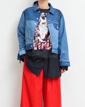 画像をギャラリービューアに読み込む, Denim easy panel blouson "PGR" / 01size