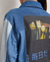 画像をギャラリービューアに読み込む, PANEL DENIM BLOUSON/毎日だ/01 size A