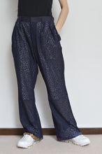 Load image into Gallery viewer, FLOWER LACE FLARE PT/NAV/01_A