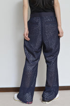 Load image into Gallery viewer, FLOWER LACE FLARE PT/NAV/01_A