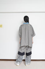 Load image into Gallery viewer, OPEN COLLAR SH_GRAY LINEN