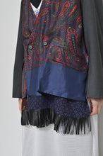 Load image into Gallery viewer, SCARF-LINED FRINGE JK/01
