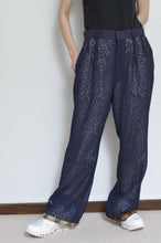Load image into Gallery viewer, FLOWER LACE FLARE PT/NAV/01_B