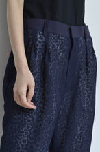 Load image into Gallery viewer, FLOWER LACE FLARE PT/NAV/01_B