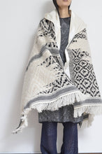 画像をギャラリービューアに読み込む, tsutae SHAWL HOODIE_SHUMAG / OFF WH×BLK
