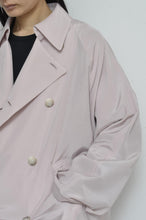 Load image into Gallery viewer, SCARF-LINED TRENCH COAT/PINK/01