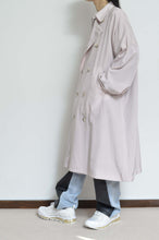 Load image into Gallery viewer, SCARF-LINED TRENCH COAT/PINK/01