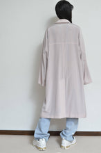 Load image into Gallery viewer, SCARF-LINED TRENCH COAT/PINK/01