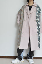 Load image into Gallery viewer, SCARF-LINED TRENCH COAT/PINK/01