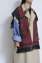 Load image into Gallery viewer, DENIM SLEEVE TRENCH COAT/BEG/02