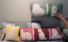 Load image into Gallery viewer, RUG CUSHION_YELLOW CAT