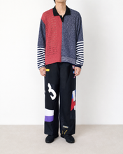 画像をギャラリービューアに読み込む, PANEL L/S POLO / SUMMER KNIT/02 size_A
