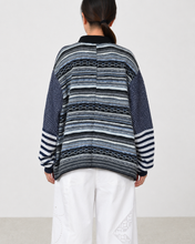 画像をギャラリービューアに読み込む, PANEL L/S POLO / SUMMER KNIT/02 size_A