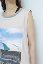 Load image into Gallery viewer, PLEATS OP_PRINT TANK TOP (02_PNK/PARASOL)