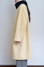 画像をギャラリービューアに読み込む, YELW ANGORA MELTON P-COAT_01 size
