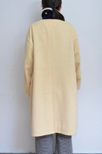 画像をギャラリービューアに読み込む, YELW ANGORA MELTON P-COAT_01 size