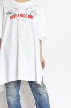 Load image into Gallery viewer, WIDE TEE(SLIT SLEEVE)MEGUMU YAMAMOTO_eye