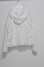 画像をギャラリービューアに読み込む, TABLE CLOTH ZIP-UP HOODIE/WHT/01 size_003