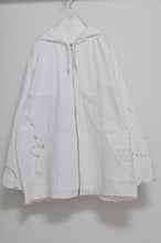 画像をギャラリービューアに読み込む, TABLE CLOTH ZIP-UP HOODIE/WHT/02 size_002