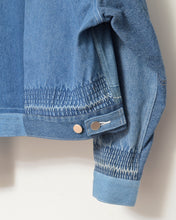 画像をギャラリービューアに読み込む, Denim easy panel blouson "PGR" / 01size