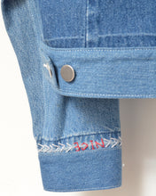 画像をギャラリービューアに読み込む, Denim easy panel blouson "PGR" / 01size