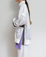 Load image into Gallery viewer, CUT UP MA-1 / FOOTBALL T / WHT / 02 size