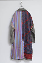 Load image into Gallery viewer, SCARF-LINED TRENCH COAT/KHAKI/01