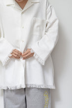 画像をギャラリービューアに読み込む, WHT FRINGE RUG L/S SH_02size_A