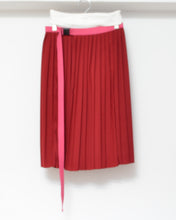 Load image into Gallery viewer, PLEATED WRAP SK_RED