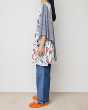 画像をギャラリービューアに読み込む, Mixed pattern panel dress_B