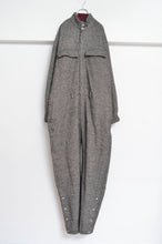 Load image into Gallery viewer, LINEN WOOL JUMP SUIT / BRWN_03