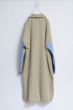 Load image into Gallery viewer, DENIM SLEEVE TRENCH COAT/BEG/02