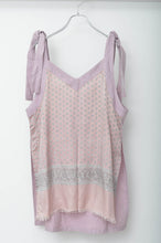 Load image into Gallery viewer, V-NECK TANK_LONG_LINEN 01/PINK