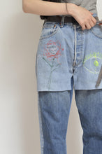 Load image into Gallery viewer, SWITCHING DENIM PT/Hi_MEGUMU YAMAMOTO_eye&face flower