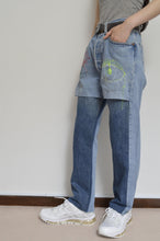 Load image into Gallery viewer, SWITCHING DENIM PT/Hi_MEGUMU YAMAMOTO_eye&face flower