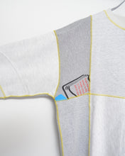 画像をギャラリービューアに読み込む, Panel sweat pullover contrast stitch / 02size_D