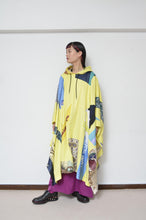 Load image into Gallery viewer, CUT AND CONNECTED C/C/L PONCHO / NEON YELLOW