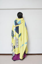 Load image into Gallery viewer, CUT AND CONNECTED C/C/L PONCHO / NEON YELLOW