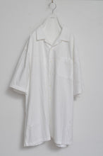 Load image into Gallery viewer, TABLE CLOTH OPEN COLLAR SH / OFF WHITE_02