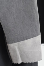 Load image into Gallery viewer, DENIM SLEEVE TRENCH COAT/BLK/02