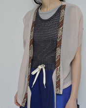 Load image into Gallery viewer, COTTON VOILE CROSSOVER C/D_BEG