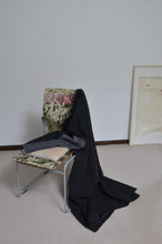 Load image into Gallery viewer, DENIM SLEEVE TRENCH COAT/BLK/02