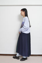 Load image into Gallery viewer, PLEATS OP_PRINT L/ST (02_PUR/YURI)