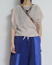Load image into Gallery viewer, COTTON VOILE CROSSOVER C/D_BEG