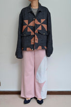 画像をギャラリービューアに読み込む, HERRINGBONE LINEN WOOL QUILTED WORK BLOUSON
