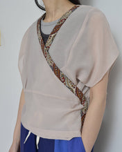 Load image into Gallery viewer, COTTON VOILE CROSSOVER C/D_BEG
