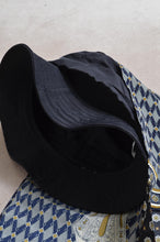 画像をギャラリービューアに読み込む, SCARF DROOPY BAGUETTE HAT / BLK