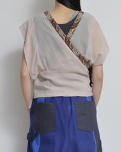 Load image into Gallery viewer, COTTON VOILE CROSSOVER C/D_BEG
