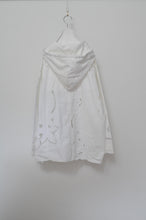 画像をギャラリービューアに読み込む, TABLE CLOTH ZIP-UP HOODIE/WHT/02 size_A