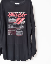Load image into Gallery viewer, Fake layered T-shirt / BLACK_B